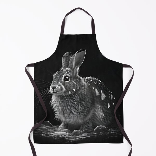 Item preview, Snow Rabbit Black and White designed and sold by Pencil-Art.