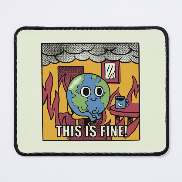 Item preview, Earth It's Fine Room on Fire by Tobe Fonseca designed and sold by Tobe Fonseca®.