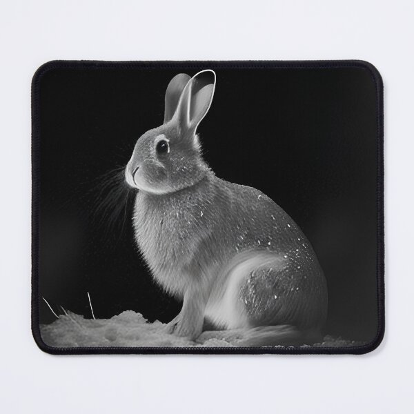 Item preview, Snow Rabbit Black and White designed and sold by Pencil-Art.