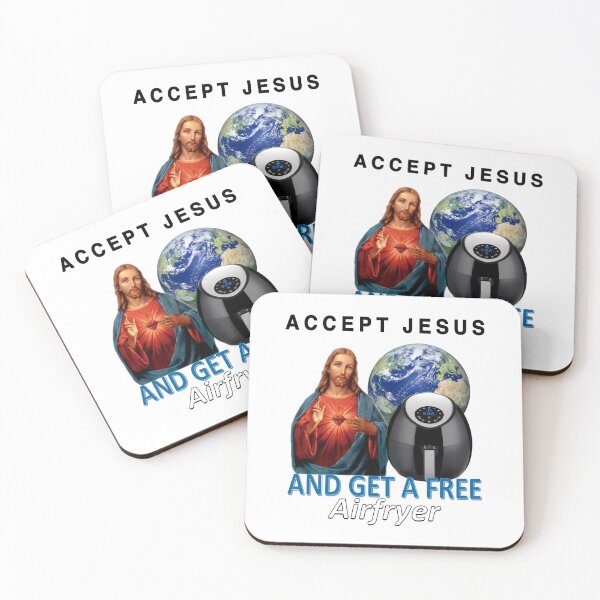 Item preview, Accept Jesus and Get a Free Airfryer designed and sold by DFerraz.
