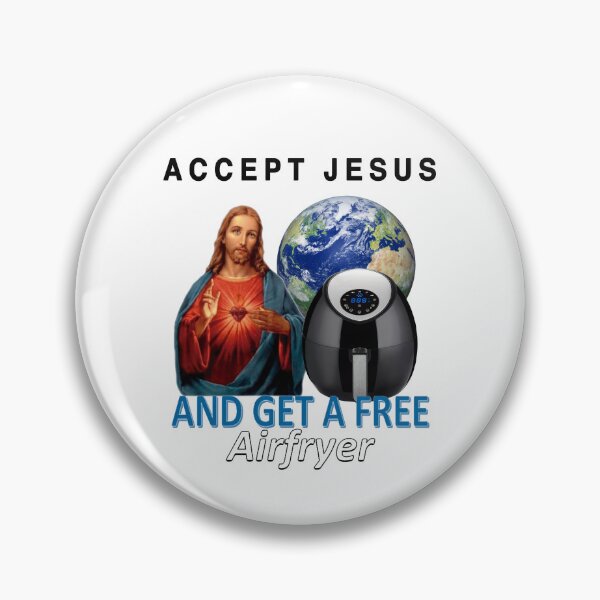 Item preview, Accept Jesus and Get a Free Airfryer designed and sold by DFerraz.