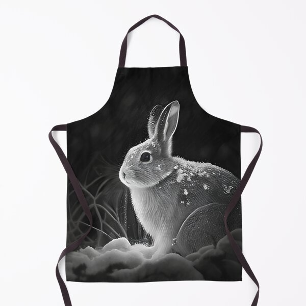 Item preview, Snow Rabbit Black and White designed and sold by Pencil-Art.