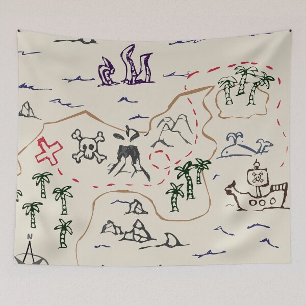 Item preview, Treasure map designed and sold by GGG Design.