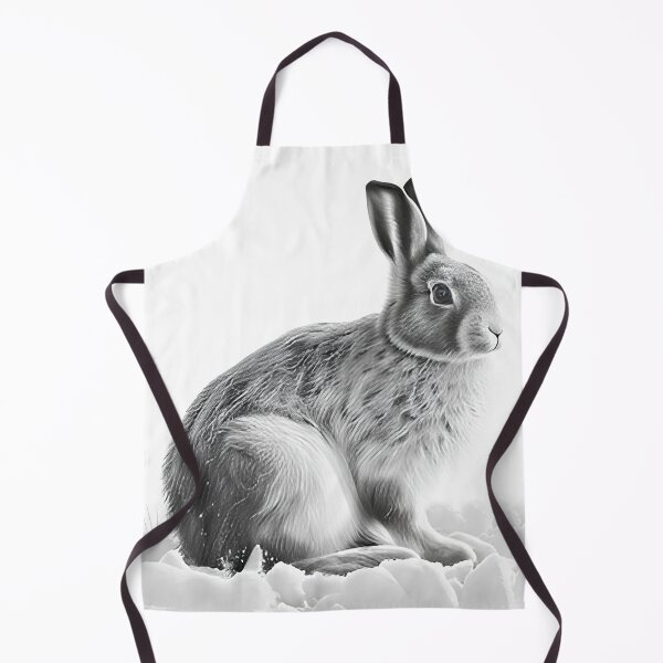 Item preview, Snow Rabbit Black and White designed and sold by Pencil-Art.