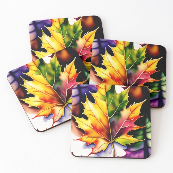 Item preview, Watercolour Canadian leaf designed and sold by Machinearth.