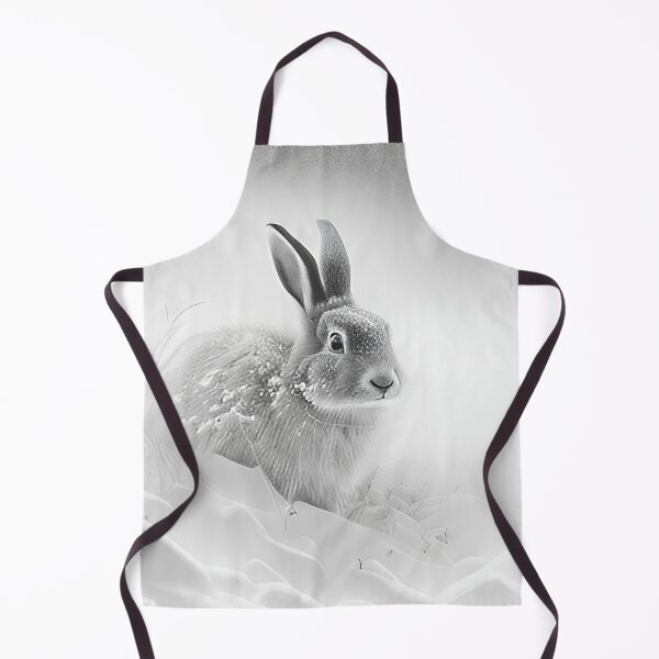 Item preview, Snow Rabbit Black and White designed and sold by Pencil-Art.
