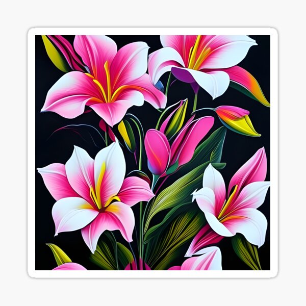 Lilies of the field Sticker
