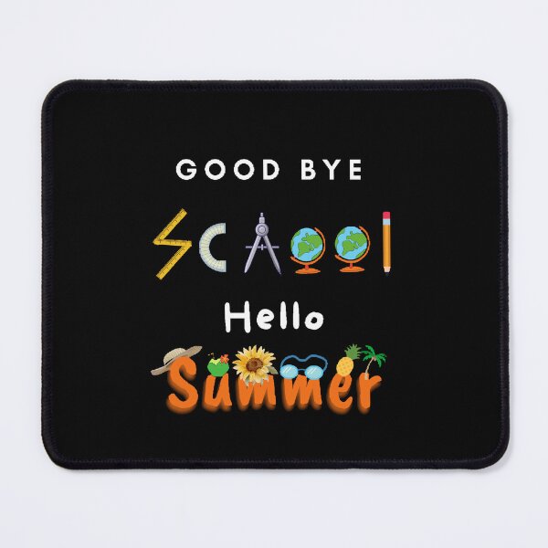 Item preview, Good Bye School Hello Summer - Funny and cute T-Shirts Quotes designed and sold by Designspot2020.