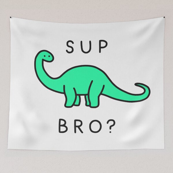 Item preview, Sup Brontosaurus? designed and sold by obinsun.