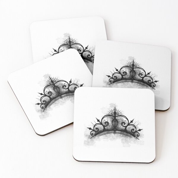 Item preview, black queen crown designed and sold by Avirona.