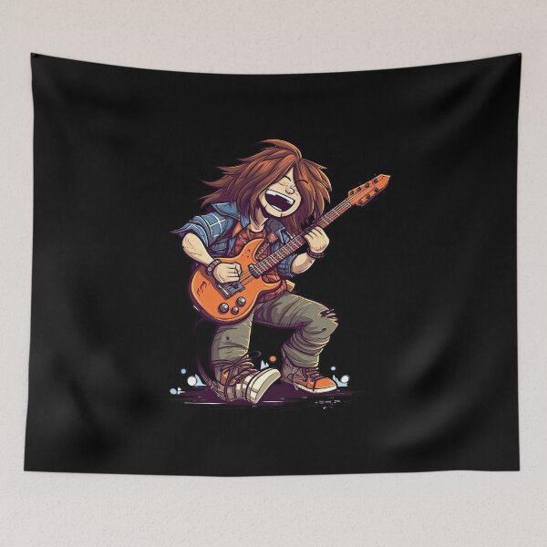 Item preview, Unleash Your Rockstar with Banshee Guitar Master designed and sold by DooodleGod.