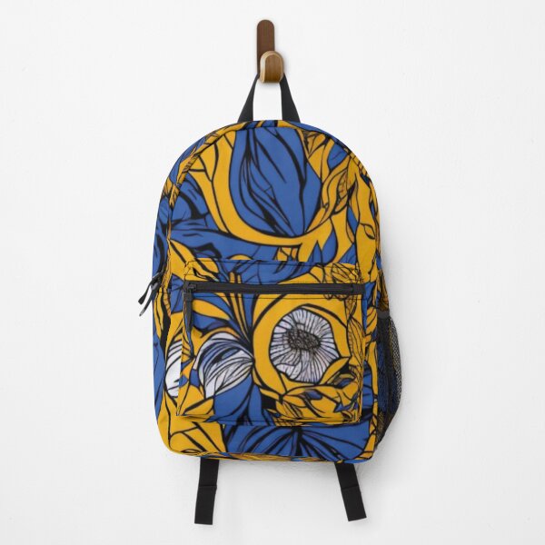 Item preview, tecido azul e amarelo afro designed and sold by GirlaineSQ.