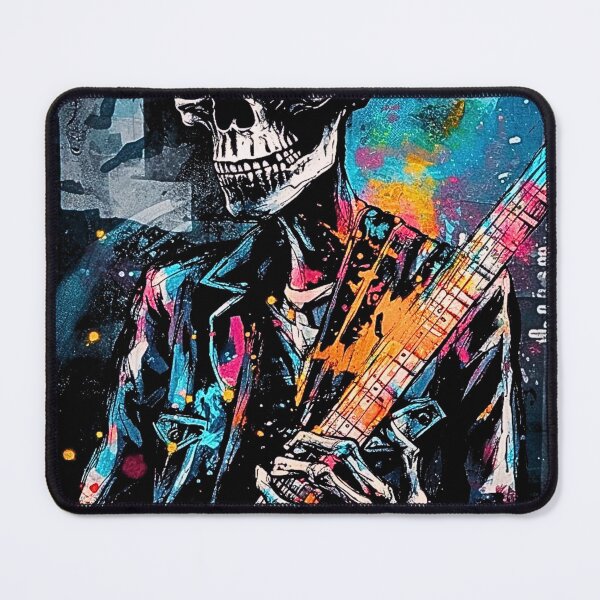 Item preview, Watercolor Musical Skeleton Art Design in Streetwear Style V.12 designed and sold by Pexelpanoramas.