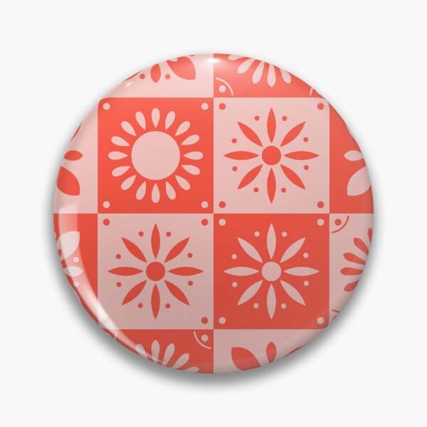 Item preview, Portuguese tiles in red and pink designed and sold by BlueLela.