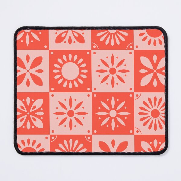 Item preview, Portuguese tiles in red and pink designed and sold by BlueLela.