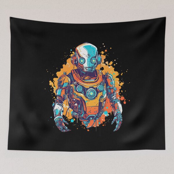 Item preview, Futuristic Anime Fox Cyborg for High-tech designed and sold by DooodleGod.