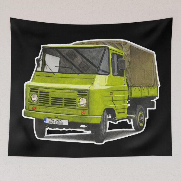 Item preview, Classic Polish Truck (Żuk) designed and sold by SylwiaCarArt.