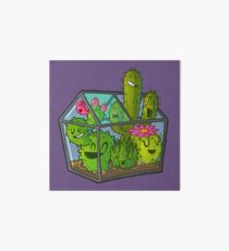Cacti greenhouse Art Board