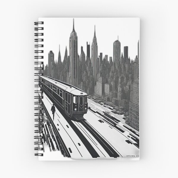 Item preview, New York subway - NYC Subway Black and white designed and sold by MayaDelaye.