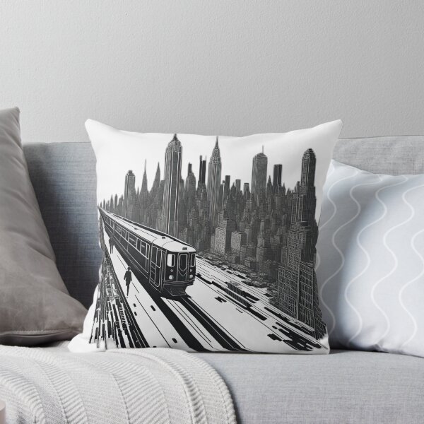 Item preview, New York subway - NYC Subway Black and white designed and sold by MayaDelaye.