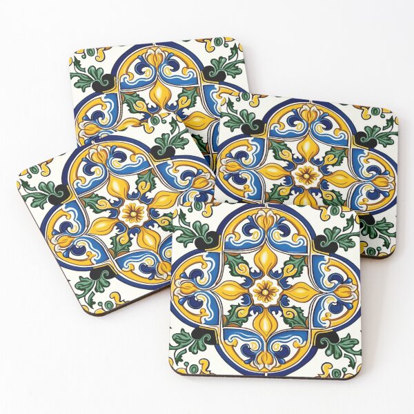 Item preview, Tropical Maiolica Pattern designed and sold by AtelierNethys.