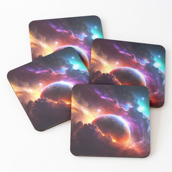 Item preview, Realistic Planets in Nebula  designed and sold by ConnerCreations.
