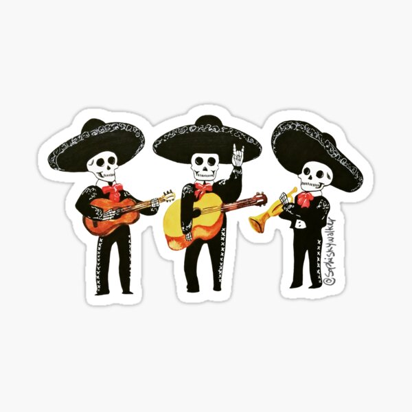 Mariachi Trio Sticker