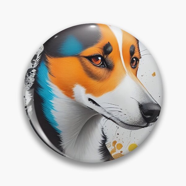 Item preview, Colorful Basenji Dog designed and sold by Fallfoxius.