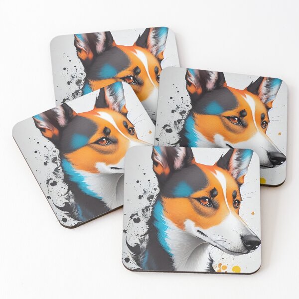 Item preview, Colorful Basenji Dog designed and sold by Fallfoxius.