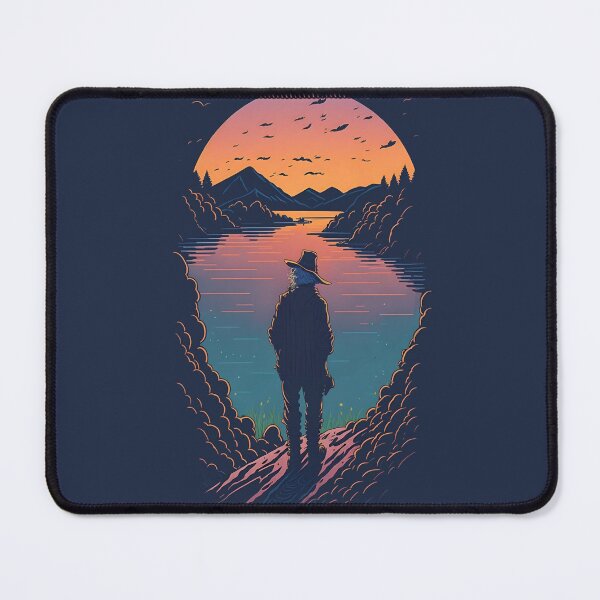Item preview, Old man and the sunset v2 designed and sold by dAiwid prints.