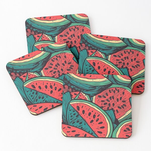 Artikelvorschau, Buntes Pop-Art-Wassermelonenmuster für einen erfrischenden Look entworfen und verkauft von Dreamakerstudio.