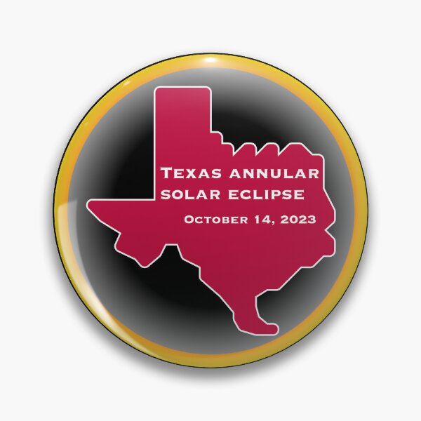 Item preview, Annular solar eclipse, october 14, 2023 in texas designed and sold by Cosmos-as-Art.