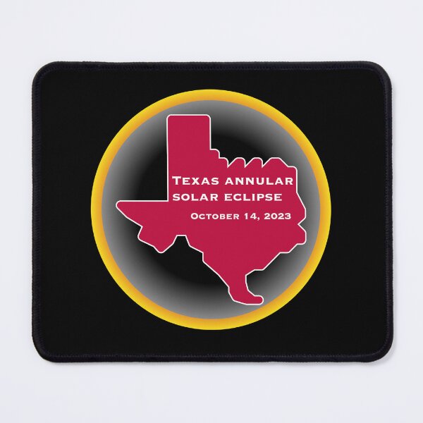Item preview, Annular solar eclipse, october 14, 2023 in texas designed and sold by Cosmos-as-Art.