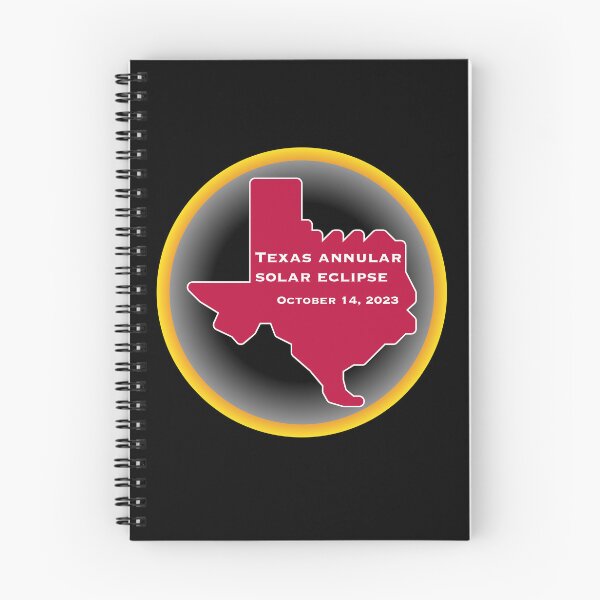 Item preview, Annular solar eclipse, october 14, 2023 in texas designed and sold by Cosmos-as-Art.