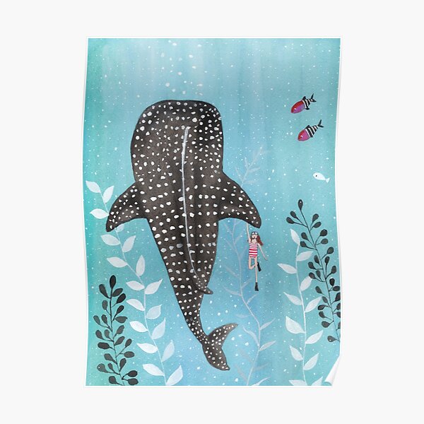 Whale shark! Poster