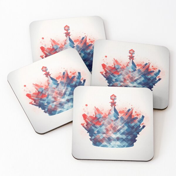 Item preview, Geometric British Crown: Splash designed and sold by landletsy.