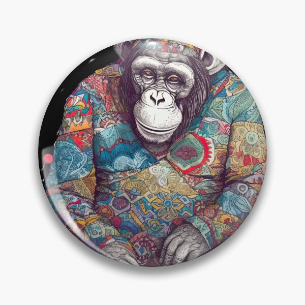Item preview, Chimpanzee's Meticulous Handcrafted Quilt designed and sold by DooodleGod.