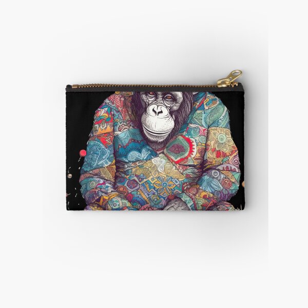 Item preview, Chimpanzee's Meticulous Handcrafted Quilt designed and sold by DooodleGod.