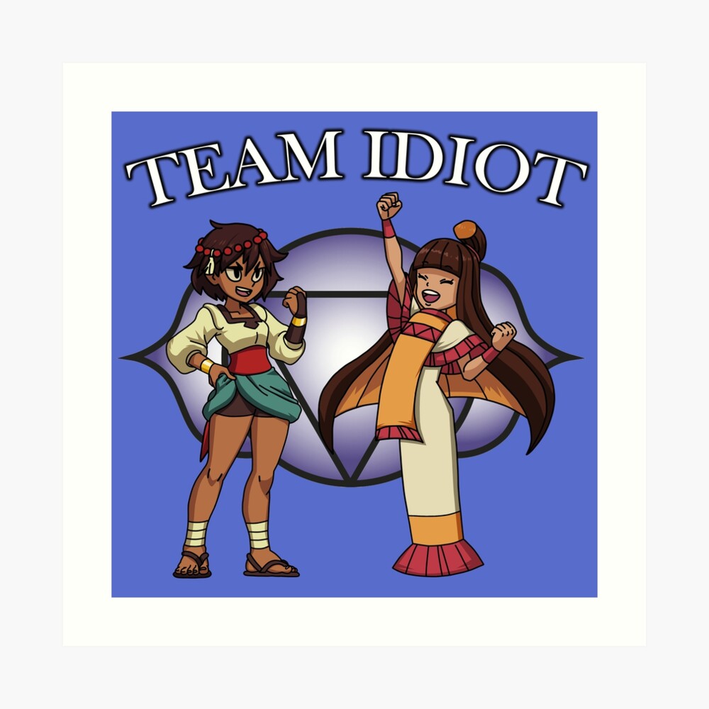 Team Idiot | Ajna and Nuna Indivisible Poster for Sale by Lumacosy |  Redbubble