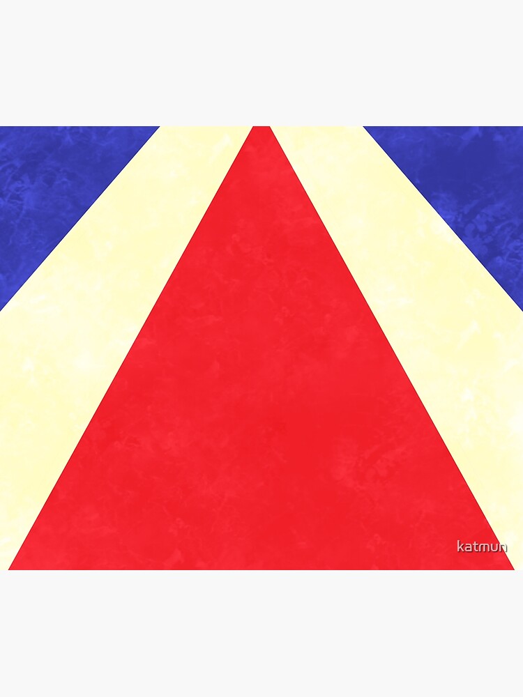 red-blue-and-cream-rays-poster-for-sale-by-katmun-redbubble