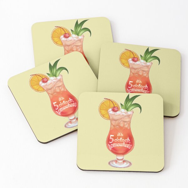 Item preview, it's 5 o'clock somewhere designed and sold by The Rabbit Follower.