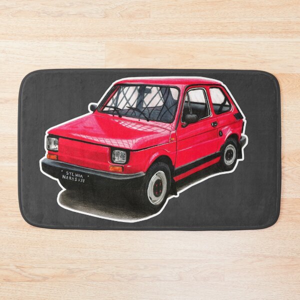 Artikelvorschau, Klassisches rotes Auto (126p FL) entworfen und verkauft von SylwiaCarArt.
