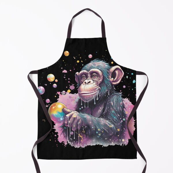 Item preview, Blissful Chimp Bubbles: Illuminating Delight designed and sold by DooodleGod.