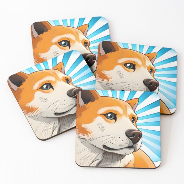 Artikelvorschau, Süßer animierter Shiba Inu Hund entworfen und verkauft von PixelCraving.
