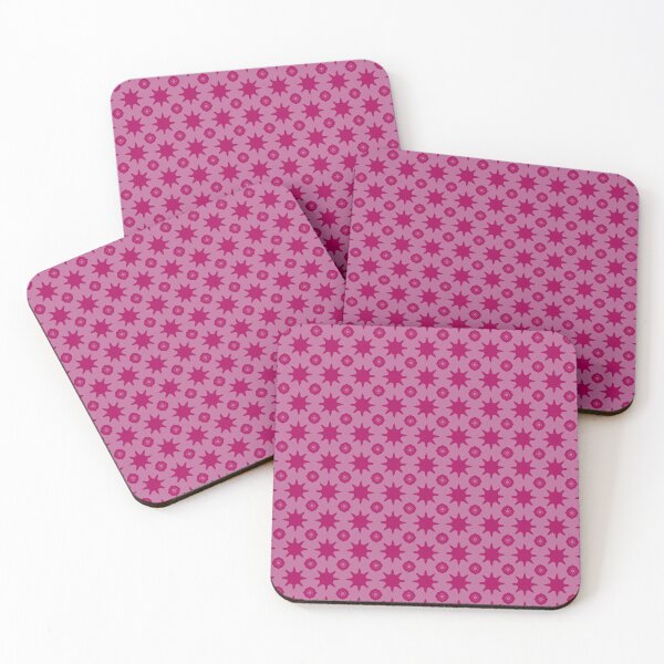 Item preview, Stars. Geometric pattern, In Pink And Cerise. designed and sold by I-Desire.