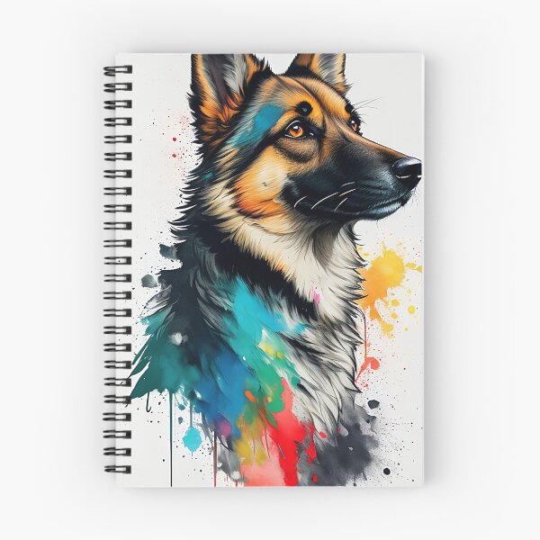 Item preview, Colorful German Shepherd Dog designed and sold by Fallfoxius.