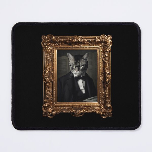 Item preview, Shostakovich Renaissance Cat Painting designed and sold by ThouArtCat.