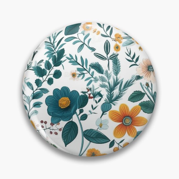 Artikelvorschau, Orange Flowers pattern. entworfen und verkauft von LJaco.
