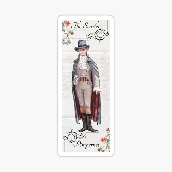 The Scarlet Pimpernel Bookmark Sticker