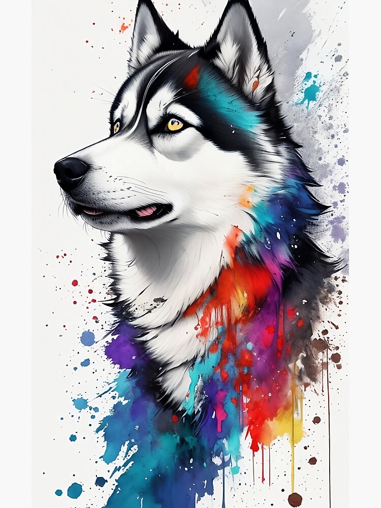 Husky 2024 dog art